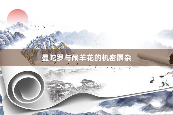 曼陀罗与闹羊花的机密羼杂